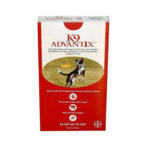 K9 Advantix For Large Dogs 10 To 25kg (Red) 12 Pack