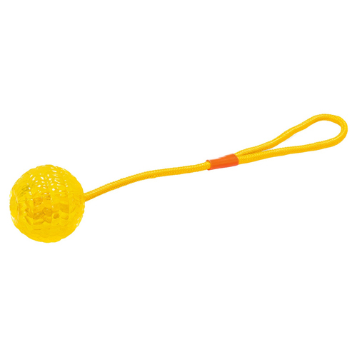 Karlie Hundespielzeug good4fun Ball mit Wurfseil Karlie Hundespielzeug good4fun Ball mit Wurfseil