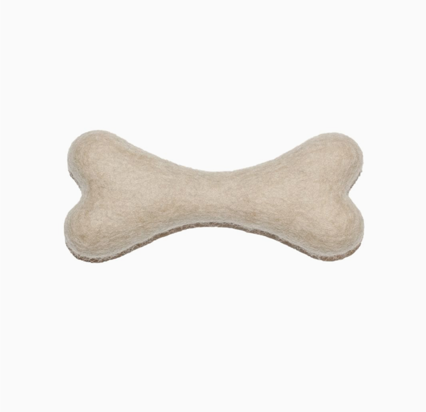 Knochen aus Wollfilz Knochen aus Wollfilz