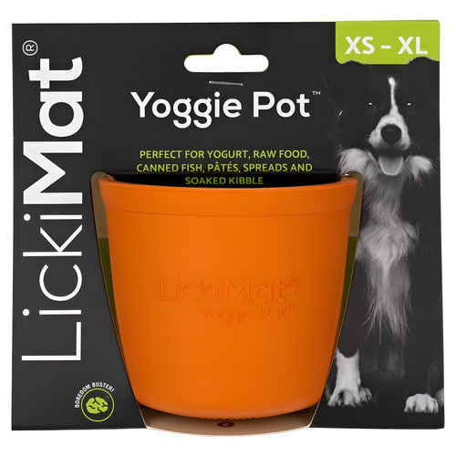LickiMat Yoggie Pot orange LickiMat Yoggie Pot orange