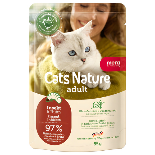 Mera Cat Nature Adult Insekt 85 g - 12 Stück Mera Cat Nature Adult Insekt 85 g - 12 Stück