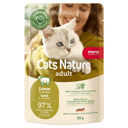 Mera Cat Nature Adult Lamm 85 g - 12 Stück Mera Cat Nature Adult Lamm 85 g - 12 Stück