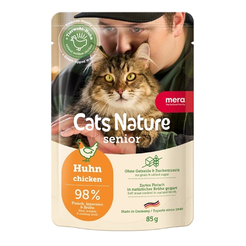 Mera Cat Nature Senior Huhn 85 g - 12 Stück Mera Cat Nature Senior Huhn 85 g - 12 Stück