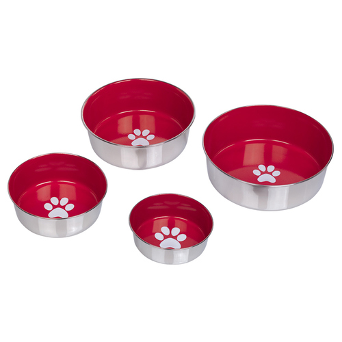 Nobby Edelstahlnapf Heavy Paw, rutschfest rot, Fassungsvermögen: 1,15 l Nobby Edelstahlnapf Heavy Paw, rutschfest rot, Fassungsvermögen: 1,15 l