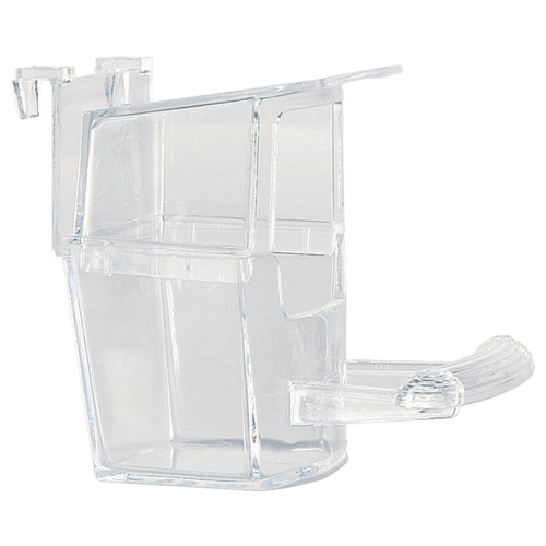 Nobby Futternapf mit Sitzstange transparent Nobby Futternapf mit Sitzstange transparent