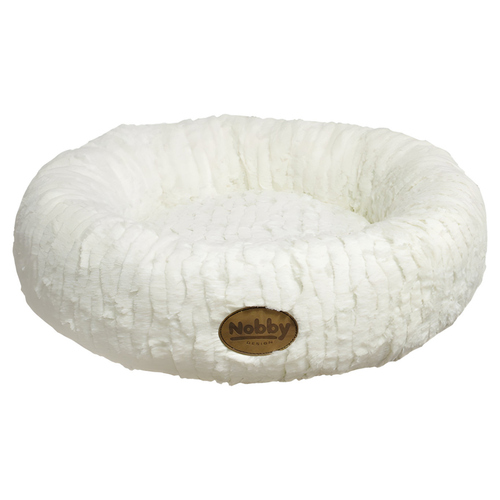 Nobby Hundebett Donut Nova ivory weiß, Durchmesser: 80 cm Nobby Hundebett Donut Nova ivory weiß, Durchmesser: 80 cm