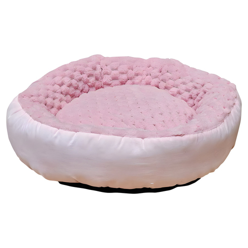 Nobby Katzenbett Donut Diamond rosa, Maße: Ø 50 x 15 cm Nobby Katzenbett Donut Diamond rosa, Maße: Ø 50 x 15 cm