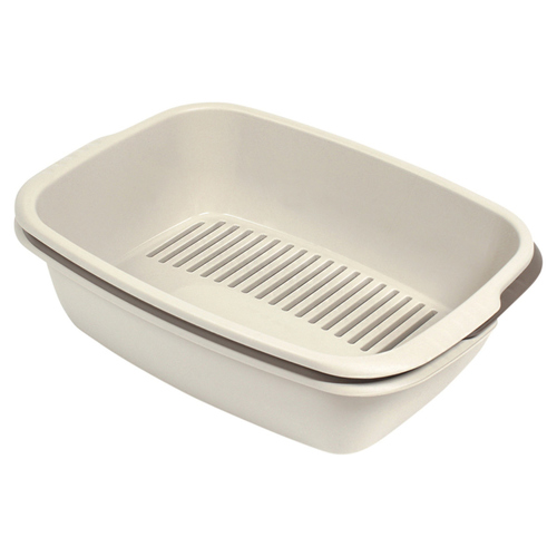 Nobby Katzentoilette mit Sieb Miso sand/moka Nobby Katzentoilette mit Sieb Miso sand/moka