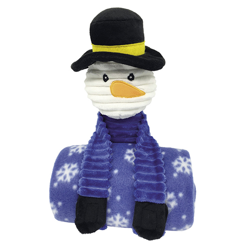 Nobby Plüsch Schneemann mit Decke Nobby Plüsch Schneemann mit Decke