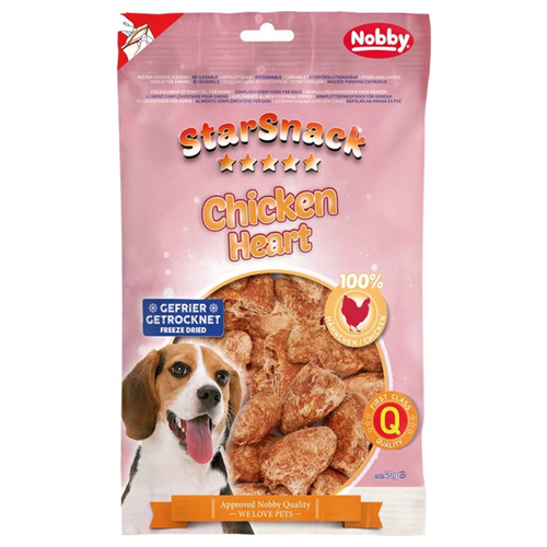 Nobby Starsnack Cicken Heart gefriergetrocknet 40 g Nobby Starsnack Cicken Heart gefriergetrocknet 40 g