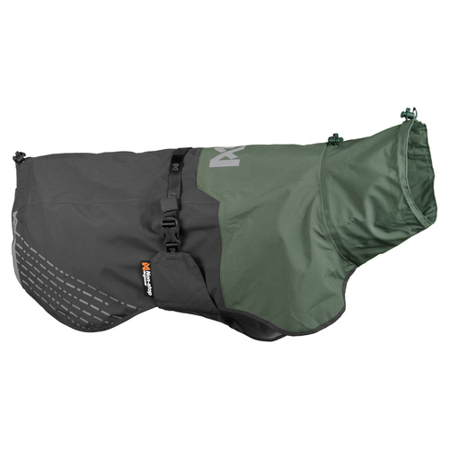 Non-stop dogwear Regenmantel Fjord Raincoat grau/grün, Größe: 50 Non-stop dogwear Regenmantel Fjord Raincoat grau/grün, Größe: 50