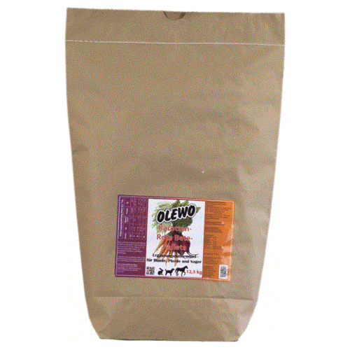OLEWO Karotten-Rote Bete-Pellets 12,5 kg für Hunde OLEWO Karotten-Rote Bete-Pellets 12,5 kg für Hunde