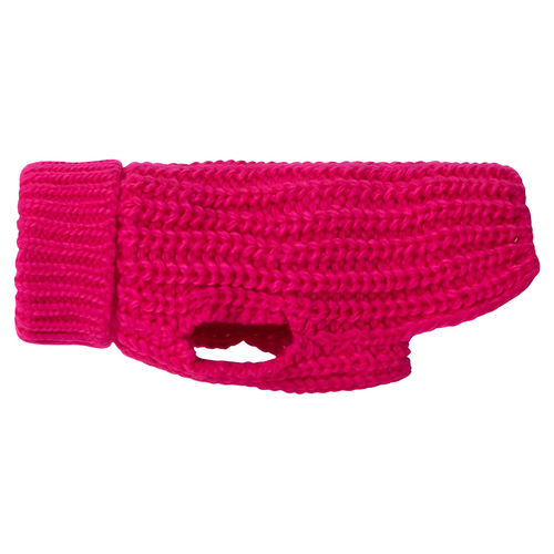 PAIKKA Hunde Strickpullover "Knit Sweater" hot pink, Rückenlänge: 35 cm PAIKKA Hunde Strickpullover "Knit Sweater" hot pink, Rückenlänge: 35 cm