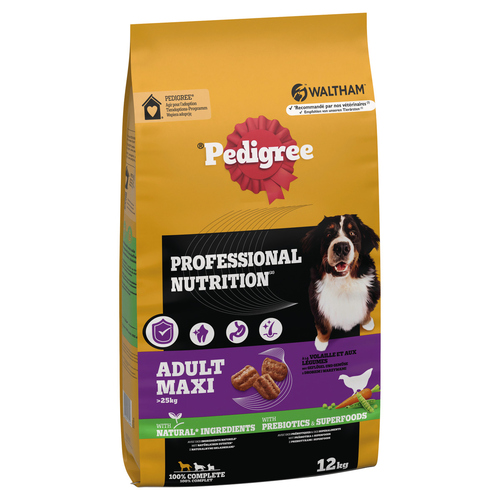 Pedigree Adult Professional Nutrition Maxi mit Geflügel und Gemüse 12 kg Pedigree Adult Professional Nutrition Maxi mit Geflügel und Gemüse 12 kg