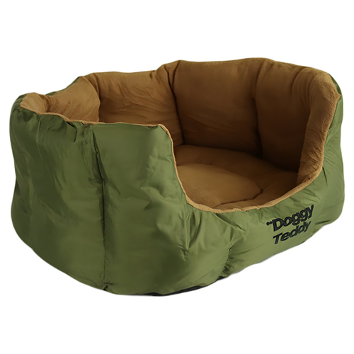 Pet-Joy Products Hundekorb Doggy Teddy X-Treme Olive Green, Größe: L Pet-Joy Products Hundekorb Doggy Teddy X-Treme Olive Green, Größe: L
