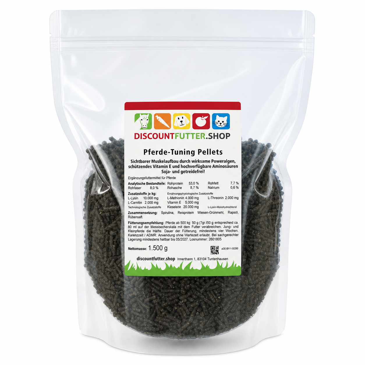 Pferde-Tuning Pellets (NEU: verbesserte Rezeptur - ohne Soja) Pferde-Tuning Pellets (NEU: verbesserte Rezeptur - ohne Soja)