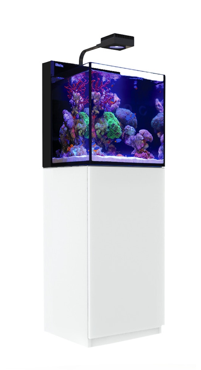 Red Sea MAX NANO Cube G2 mit Schrank Aquarium mit Schrank weiß