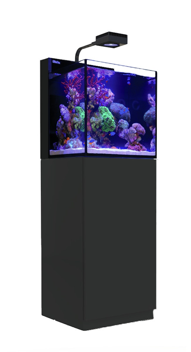 Red Sea MAX NANO Peninsula Aquarium mit Unterschrank schwarz