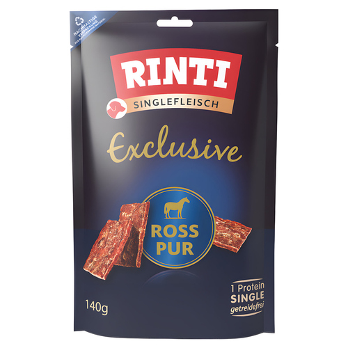 Rinti Singlefleisch Exclusive Snack Ross Pur 140 g - 9 Stück Rinti Singlefleisch Exclusive Snack Ross Pur 140 g - 9 Stück