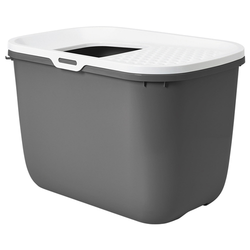 SAVIC Katzentoilette Hop In anthrazit/weiß SAVIC Katzentoilette Hop In anthrazit/weiß