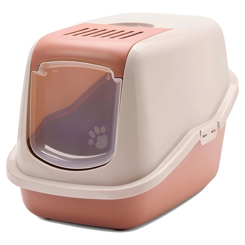 SAVIC Katzentoilette Nestor champagner-rose/terrakotta SAVIC Katzentoilette Nestor champagner-rose/terrakotta