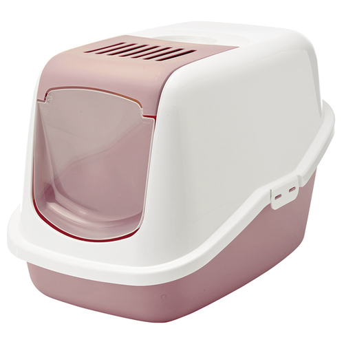 SAVIC Katzentoilette Nestor limited aschrosa-weiß SAVIC Katzentoilette Nestor limited aschrosa-weiß