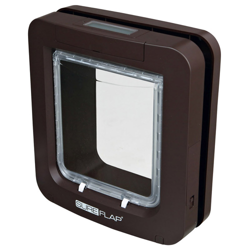 SURE Flap 4-Wege Freilauftür mit Mikrochip-Erkennung braun für Katzen SURE Flap 4-Wege Freilauftür mit Mikrochip-Erkennung braun für Katzen