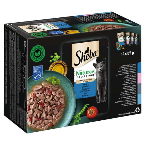 Sheba Multipack Natures Collect Fish Variation 12 x 85 g Sheba Multipack Natures Collect Fish Variation 12 x 85 g