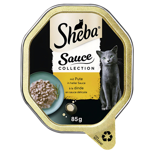 Sheba Sauce Collection Pute in heller Sauce 85 g - 22 Stück Sheba Sauce Collection Pute in heller Sauce 85 g - 22 Stück
