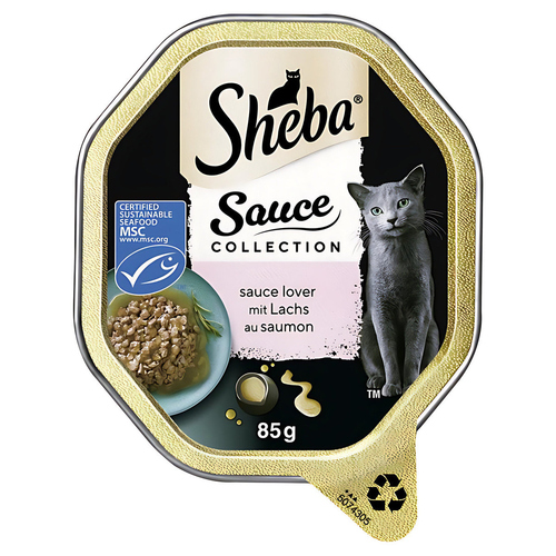 Sheba Sauce Collection Sauce Lover Lachs 85 g - 22 Stück Sheba Sauce Collection Sauce Lover Lachs 85 g - 22 Stück