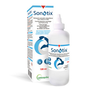 Sonotix Ohrreiniger für Hund und Katze 120 ml von Vetoquinol