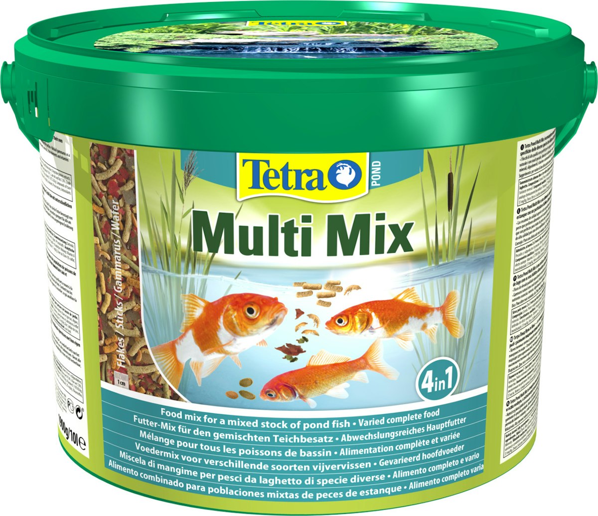 Tetra Pond Multi Mix Teichfischfutter Sparpaket 2 x 10 Liter