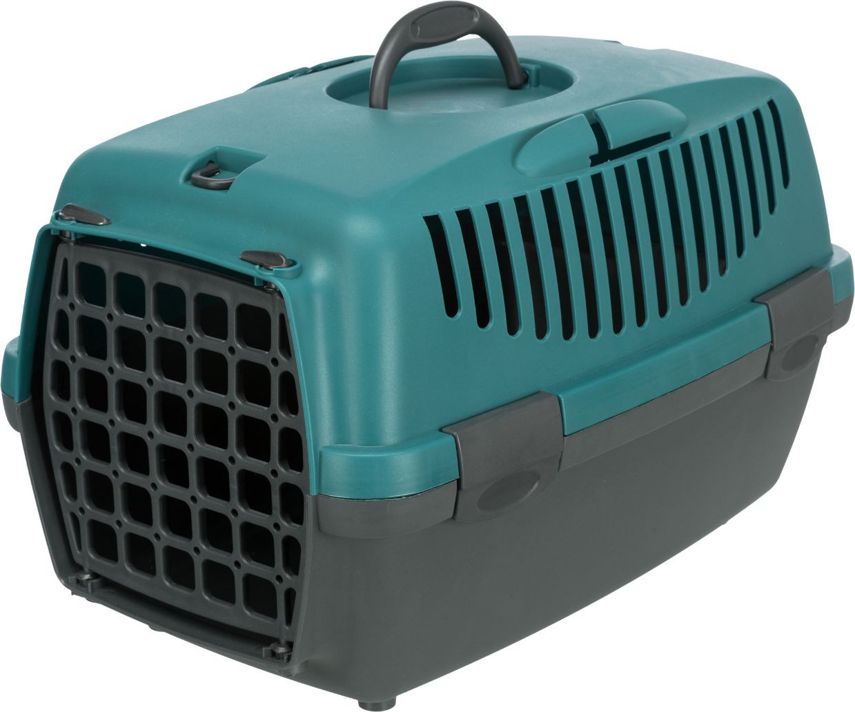 Transportbox Capri Medium für Katzen und Hunde Petroleum von Trixie