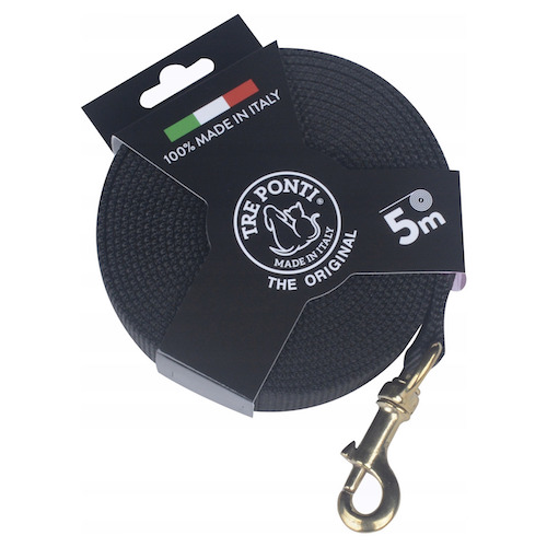 Tre Ponti Serie 500 Trainingsleine Long Run schwarz Tre Ponti Serie 500 Trainingsleine Long Run schwarz