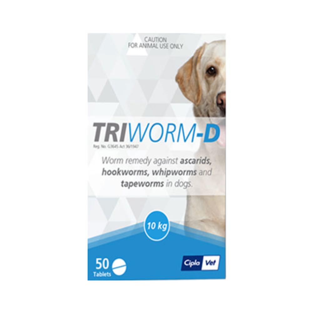 Triworm-D Tablets For Dogs 4 Tablets