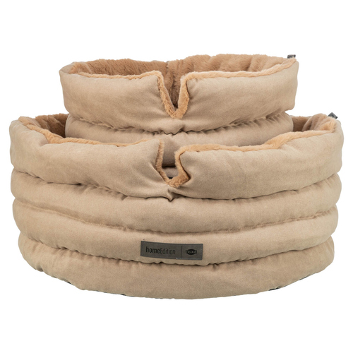 Trixie Bett Liano Soft rund sand/braun für Hunde, Maße: ø 65 cm Trixie Bett Liano Soft rund sand/braun für Hunde, Maße: ø 65 cm