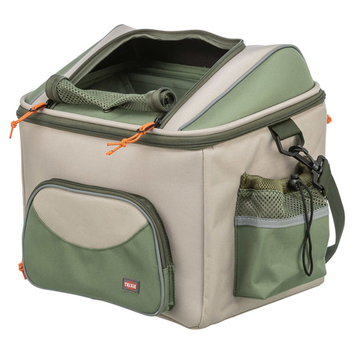 Trixie Fahrradkorb für Lenker Polyester olivgrün/beige, Maße: 48 x 40 x 34 cm Trixie Fahrradkorb für Lenker Polyester olivgrün/beige, Maße: 48 x 40 x 34 cm