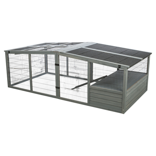 Trixie Freilaufgehege XL mit Abdeckung grau Trixie Freilaufgehege XL mit Abdeckung grau