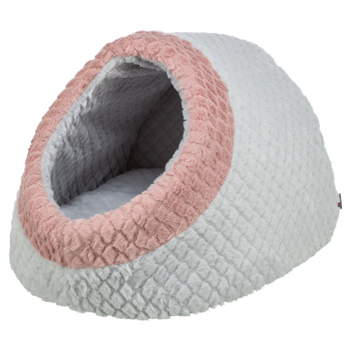 Trixie Höhle Kaline Mio grau/altrosa für Hunde, Maße: 35 x 26 x 41 cm Trixie Höhle Kaline Mio grau/altrosa für Hunde, Maße: 35 x 26 x 41 cm