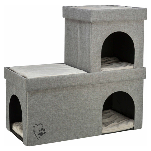 Trixie Höhle Kimy hellgrau für Katzen, Maße: 76 x 72 x 37 cm Trixie Höhle Kimy hellgrau für Katzen, Maße: 76 x 72 x 37 cm