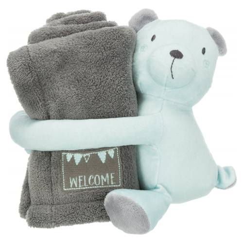 Trixie Junior Kuschel-Set grau/mint für Katzen Trixie Junior Kuschel-Set grau/mint für Katzen