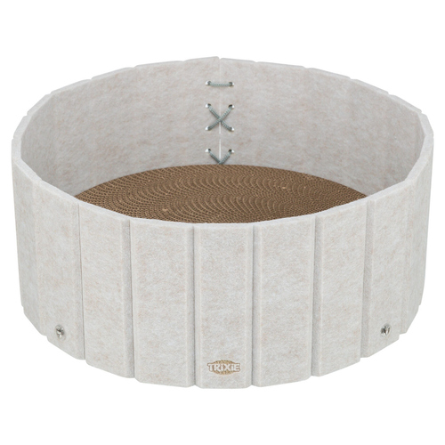 Trixie Katzen Kratzbett mit Filzrand, Maße: ø 38 x 16 cm Trixie Katzen Kratzbett mit Filzrand, Maße: ø 38 x 16 cm