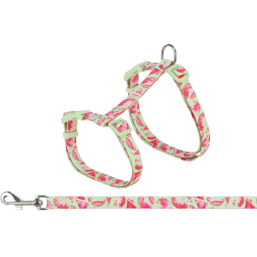 Trixie Katzengeschirr XXL mit Leine Flower Power Trixie Katzengeschirr XXL mit Leine Flower Power