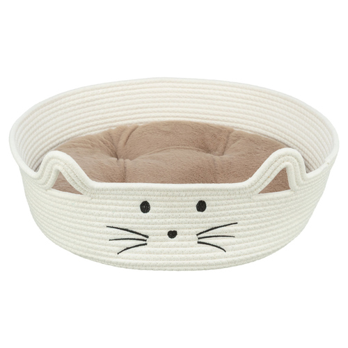 Trixie Hundekorb rund weiß/hellbraun, Maße: ø 45 cm Trixie Hundekorb rund weiß/hellbraun, Maße: ø 45 cm