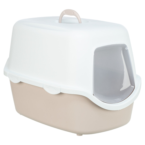 Trixie Katzentoilette Vico, mit Haube blush/weiß Trixie Katzentoilette Vico, mit Haube blush/weiß