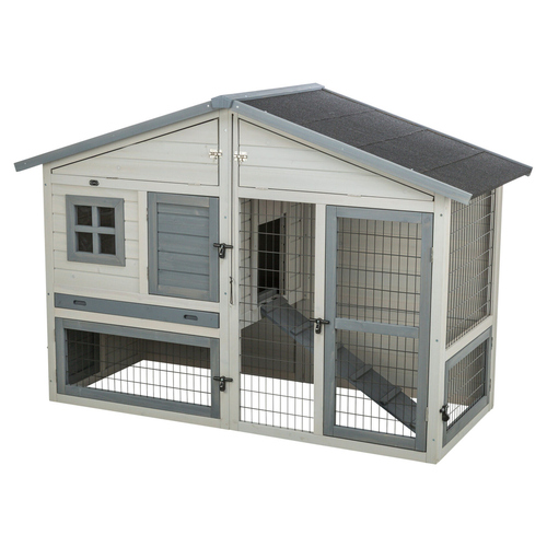 Trixie Kleintierstall mit Freilaufgehege grau, Maße: 175 x 110 x 70 cm Trixie Kleintierstall mit Freilaufgehege grau, Maße: 175 x 110 x 70 cm
