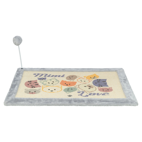 Trixie Kratzmatte Mimi mit Spielzeug grau Trixie Kratzmatte Mimi mit Spielzeug grau