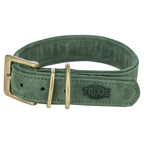 Trixie Pure Halsband, Leder extra breit salbei, Größe: L Trixie Pure Halsband, Leder extra breit salbei, Größe: L