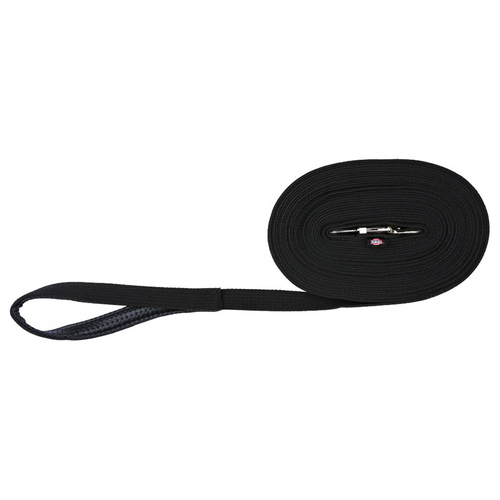 Trixie Schleppleine Gurtband schwarz, Maße: 15 m / 20 mm Trixie Schleppleine Gurtband schwarz, Maße: 15 m / 20 mm