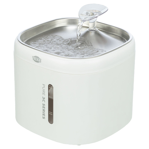 Trixie Trinkbrunnen Aqua Pure Kunststoff/Edelstahl weiß Trixie Trinkbrunnen Aqua Pure Kunststoff/Edelstahl weiß